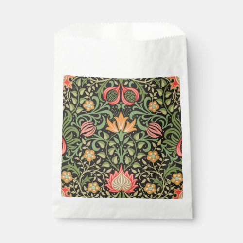William Morris Persian Floral Antique Favor Bag
