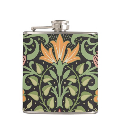 William Morris Persian Floral Antique Flask