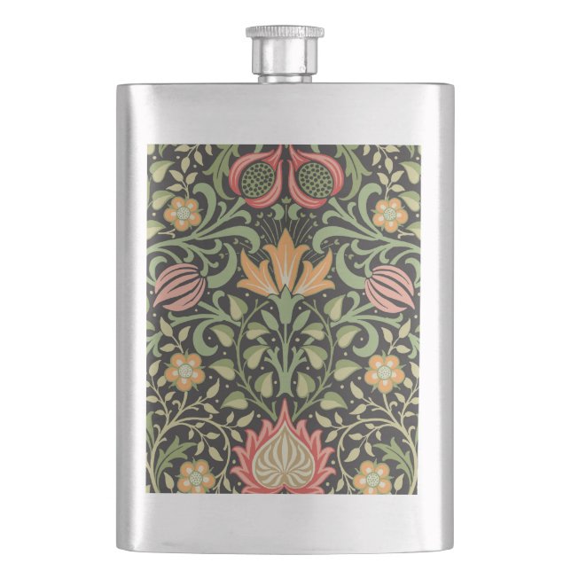 William Morris Persian Floral Antique Flask (Front)