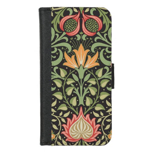 William Morris Persian Floral Antique iPhone 87 Wallet Case