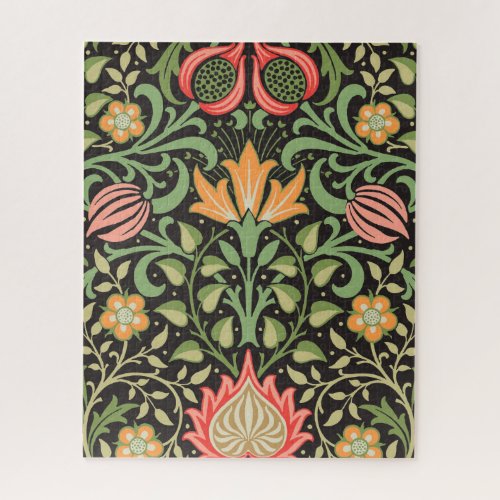 William Morris Persian Floral Antique Jigsaw Puzzle