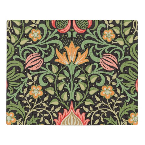 William Morris Persian Floral Antique Jigsaw Puzzle