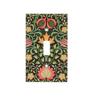 William Morris Persian Floral Antique Light Switch Cover
