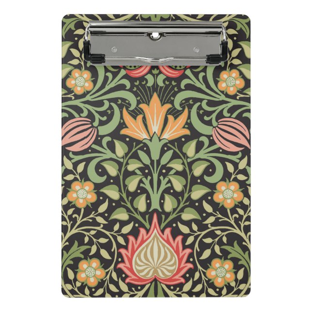 William Morris Persian Floral Antique Mini Clipboard (Front)