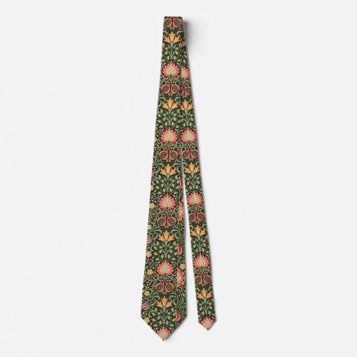 William Morris Persian Floral Antique Neck Tie