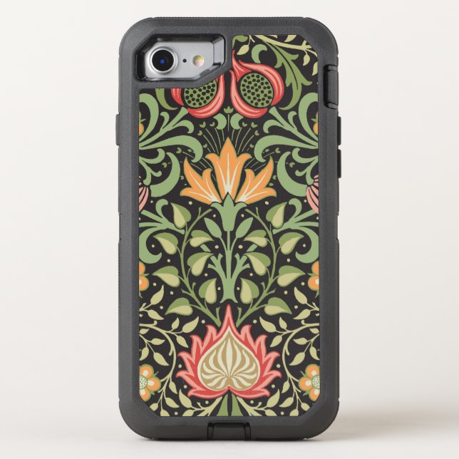 William Morris Persian Floral Antique Otterbox iPhone Case (Back)