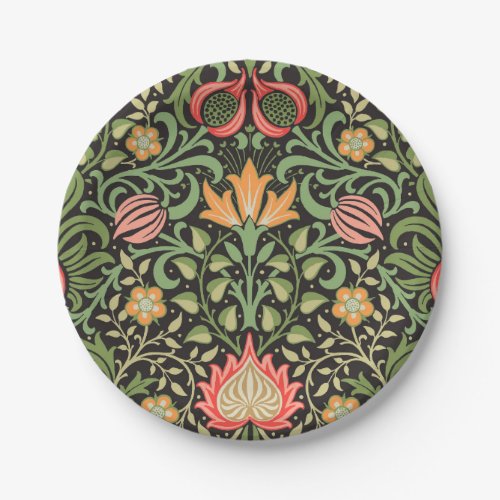 William Morris Persian Floral Antique Paper Plates
