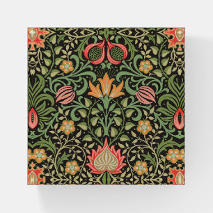William Morris Persian Floral Antique Paperweight