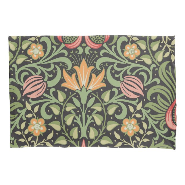 William Morris Persian Floral Antique Pillow Case (Front)