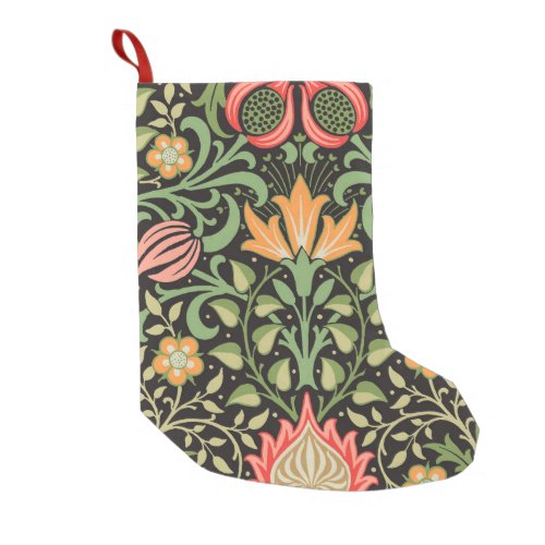 William Morris Persian Floral Antique Small Christmas Stocking