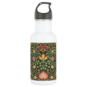William Morris Persian Floral Antique Stainless Steel Water Bottle