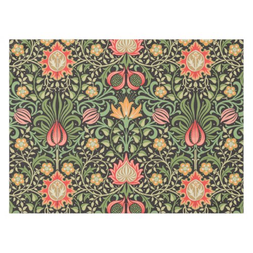 William Morris Persian Floral Antique Tablecloth