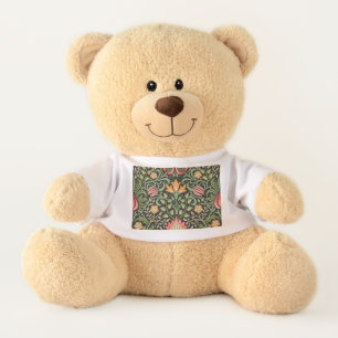 William Morris Persian Floral Antique Teddy Bear