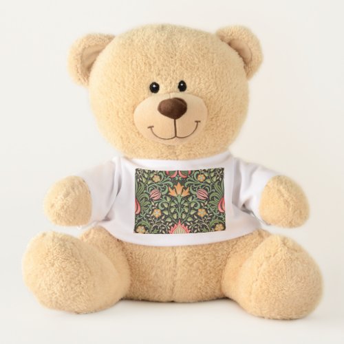 William Morris Persian Floral Antique Teddy Bear