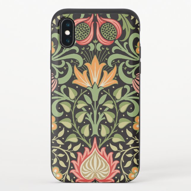 William Morris Persian Floral Antique Uncommon iPhone Case (Back)