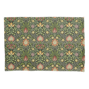 William Morris Persian Floral Botanical Design Pillow Case
