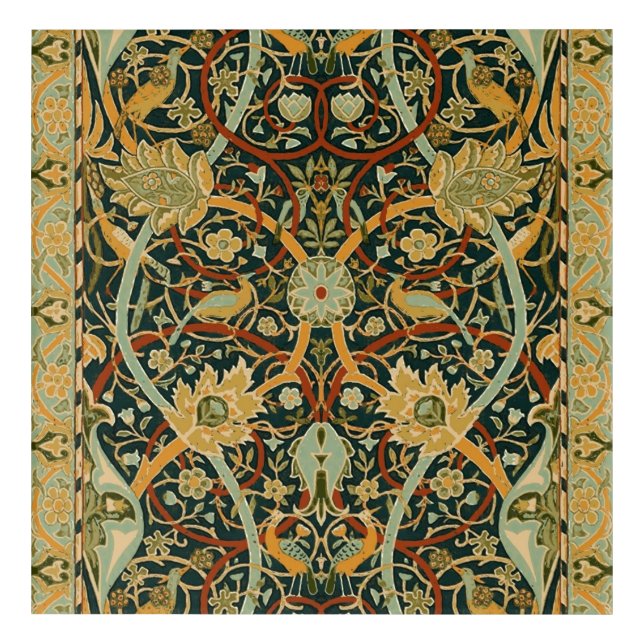 William Morris Persian Oriental Carpet Art (Front)