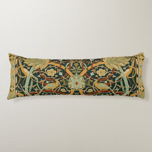 William Morris Persian Oriental Carpet Art Body Pillow