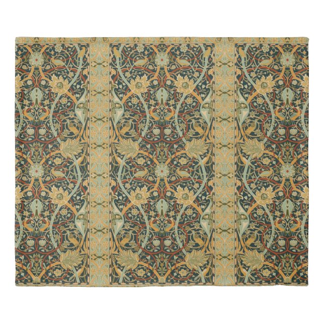 William Morris Persian Oriental Carpet Art Duvet Cover (Front)