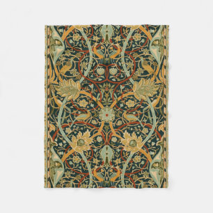 William Morris Persian Oriental Carpet Art Fleece Blanket