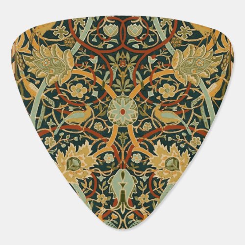 William Morris Persian Oriental Carpet Art Guitar Pick