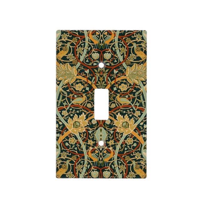 William Morris Persian Oriental Carpet Art Light Switch Cover (Front)