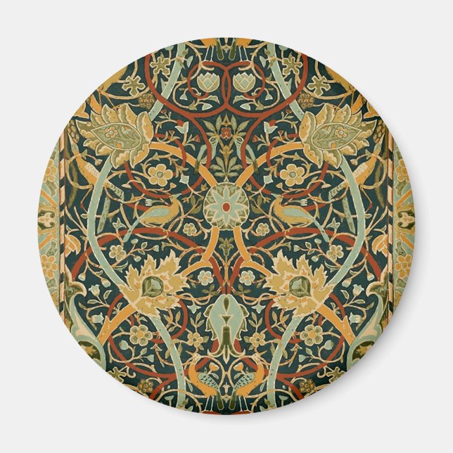 William Morris Persian Oriental Carpet Art Magnet (Front)