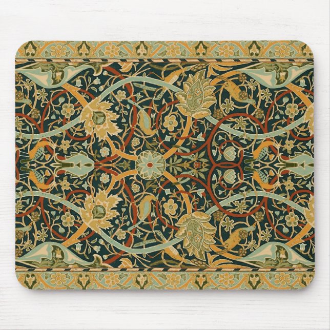 William Morris Persian Oriental Carpet Art Mouse Pad (Front)
