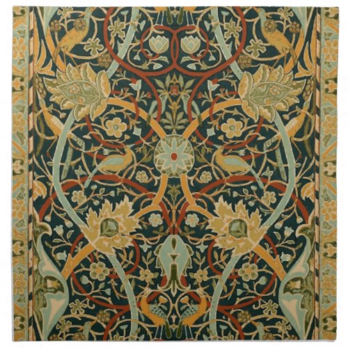 William Morris Persian Oriental Carpet Art Napkin