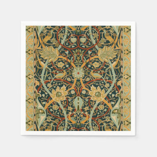 William Morris Persian Oriental Carpet Art Paper Napkins