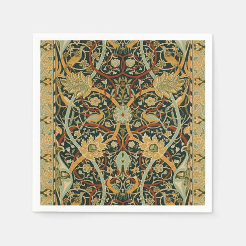 William Morris Persian Oriental Carpet Art Paper Napkins