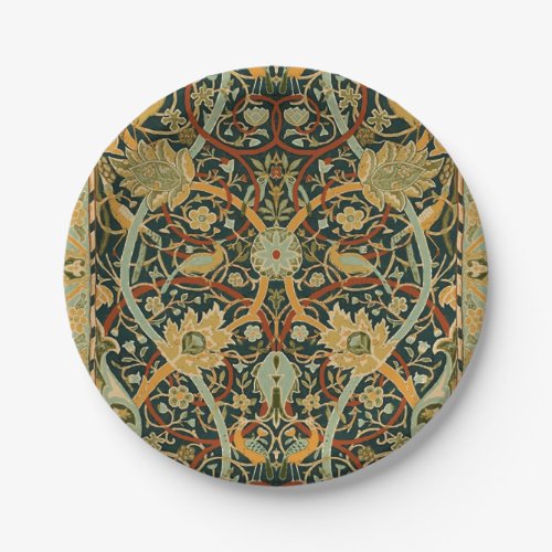 William Morris Persian Oriental Carpet Art Paper Plates