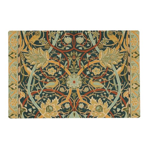 William Morris Persian Oriental Carpet Art Placemat