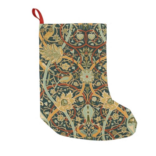 William Morris Persian Oriental Carpet Art Small Christmas Stocking