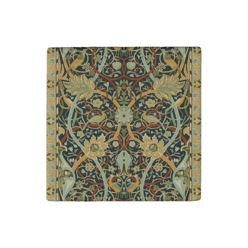 William Morris Persian Oriental Carpet Art Stone Magnet