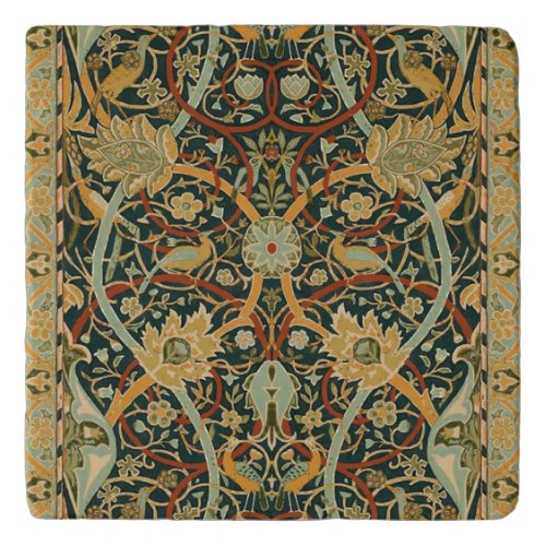 William Morris Persian Oriental Carpet Art Trivet