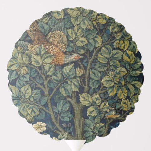 William Morris Pheasant Bird Tree Botanical Balloon