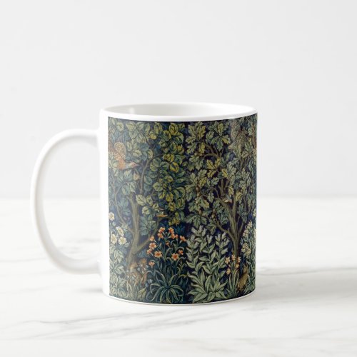 William Morris Pheasant Bird Tree Botanical Coffee Mug