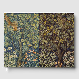 William Morris - Pheasant Bird Tree Botanical Guest Book
