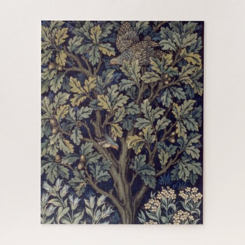 William Morris Pheasant Bird Tree Botanical Jigsaw Puzzle