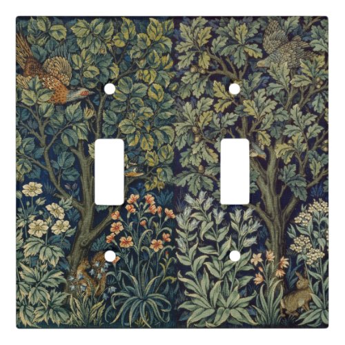 William Morris Pheasant Bird Tree Botanical Light Switch Cover