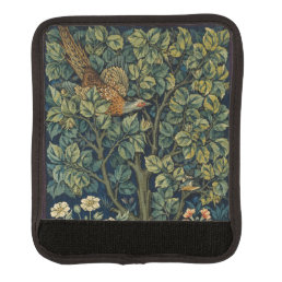William Morris Pheasant Bird Tree Botanical Luggage Handle Wrap