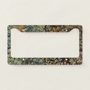 William Morris Pheasant Bird Tree Flower License Plate Frame
