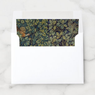 William Morris Pheasant Bird Tree Woodland Envelope Liner