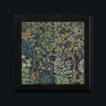 William Morris Pheasant Bird Tree Woodland Gift Box<br><div class="desc">This elegant old world rich botanical tapestry of pheasants in a woodland is based on the William Morris and John Dearle pheasant tapestry pattern,  a classic antique old world arts and crafts style design in the Victorian era. Pheasants are resting on high tree branches.</div>