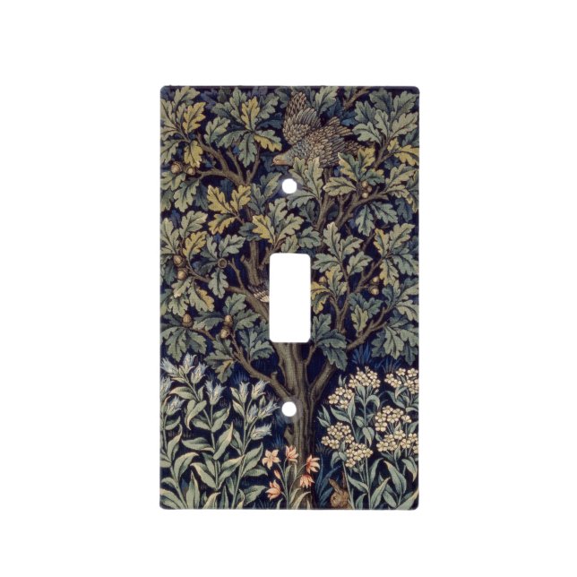 William Morris Pheasant Bird Tree Woodland Light Switch Cover (Front)