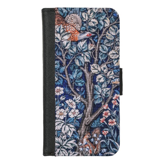 William Morris Pheasant iPhone Wallet Case (Front)