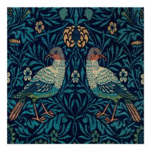 William Morris Pheasants Poster