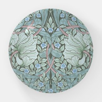 William Morris - Pimpernel- Blue & Green Flowers