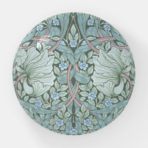 William Morris - Pimpernel- Blue & Green Flowers Paperweight
